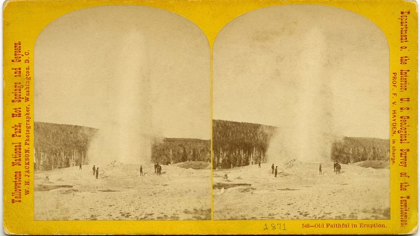 on this day in history september 18 1870 old faithful geyser in wyoming is documented and named