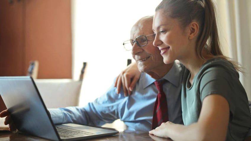 FAMILY on laptop