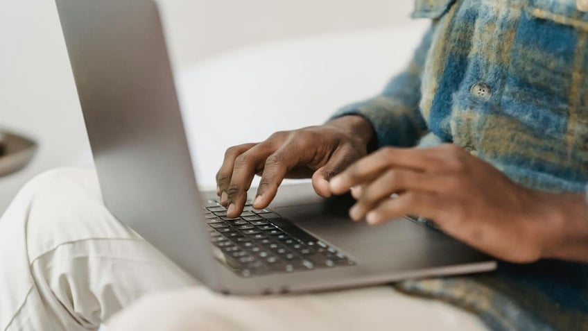 man on laptop