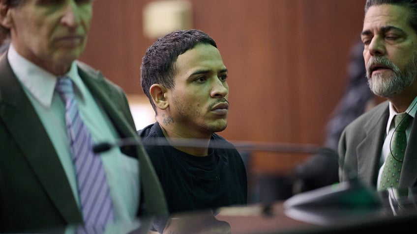 Yohenry Brito appears at his arraignment in Manhattan Criminal Court