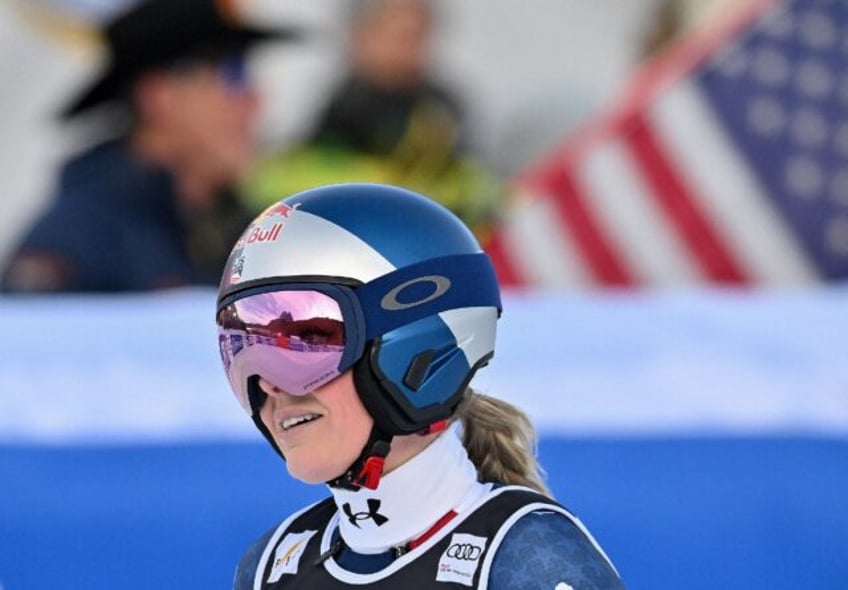 American Lindsey Vonn finished 13th in Sunday's super-G event in Garmisch-Partenkirchen