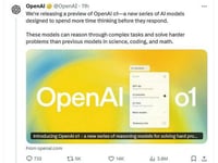 OpenAI Says Latest o1 Model On 