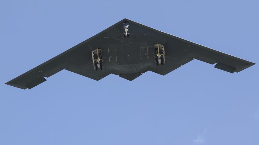 B-2 stealth bomber in flight