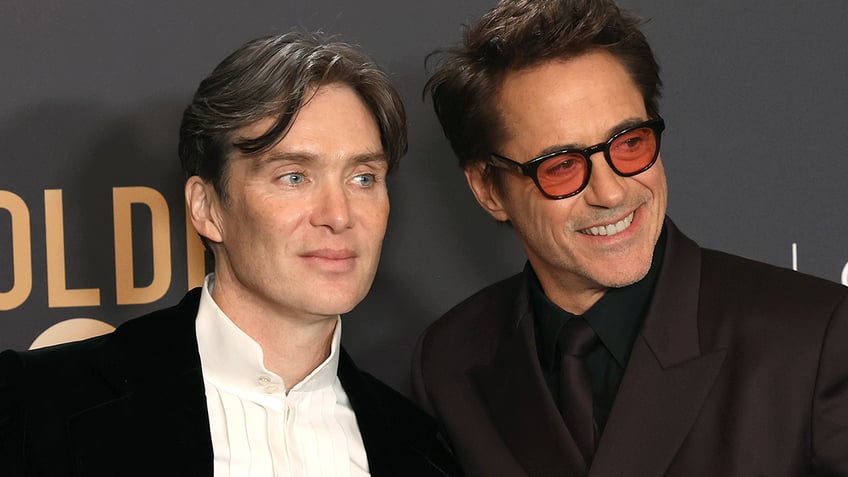 Cillian Murphy and Robert Downey Jr.