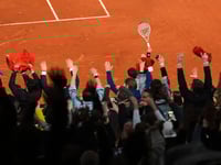 Opponents of French players at the French Open deal with insults and whistling and, yes, even gum