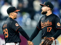 Orioles' Colton Cowser admits he 'yeeted' baseball without knowing importance to Craig Kimbrel