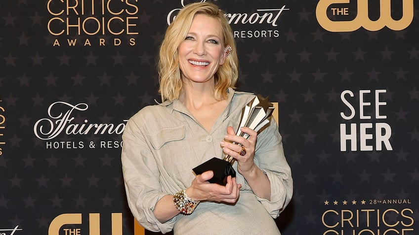 Cate Blanchett at the 2023 Critics' Choice Awards