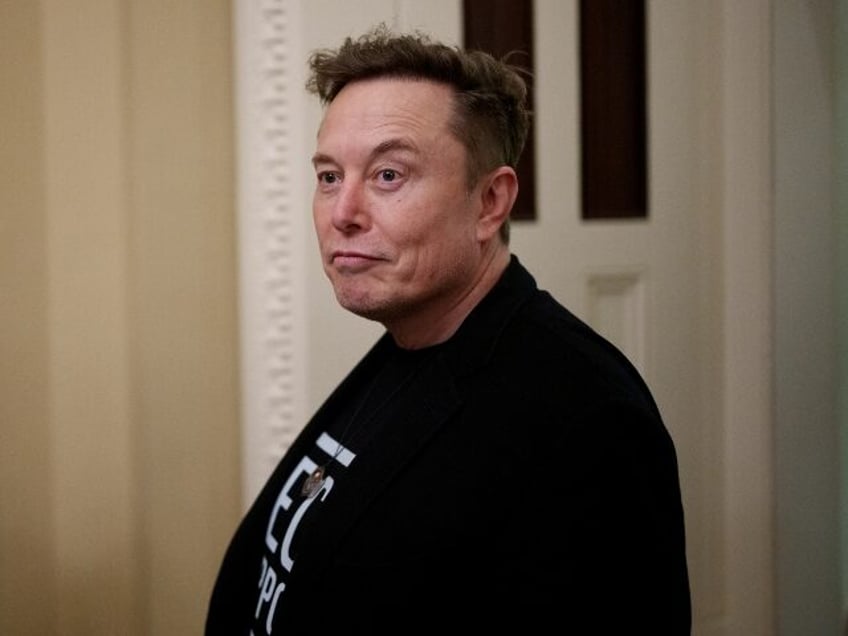 Elon Musk looks exasperated
