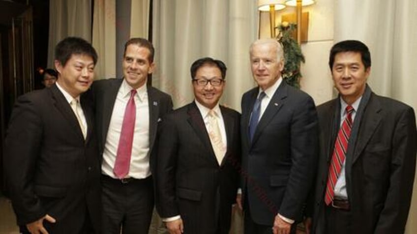 our lying eyes new photo shows biden with hunters business associates despite past denials