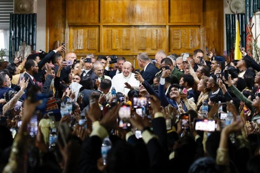 Authorities in East Timor have cleared roads for the visit of Pope Francis