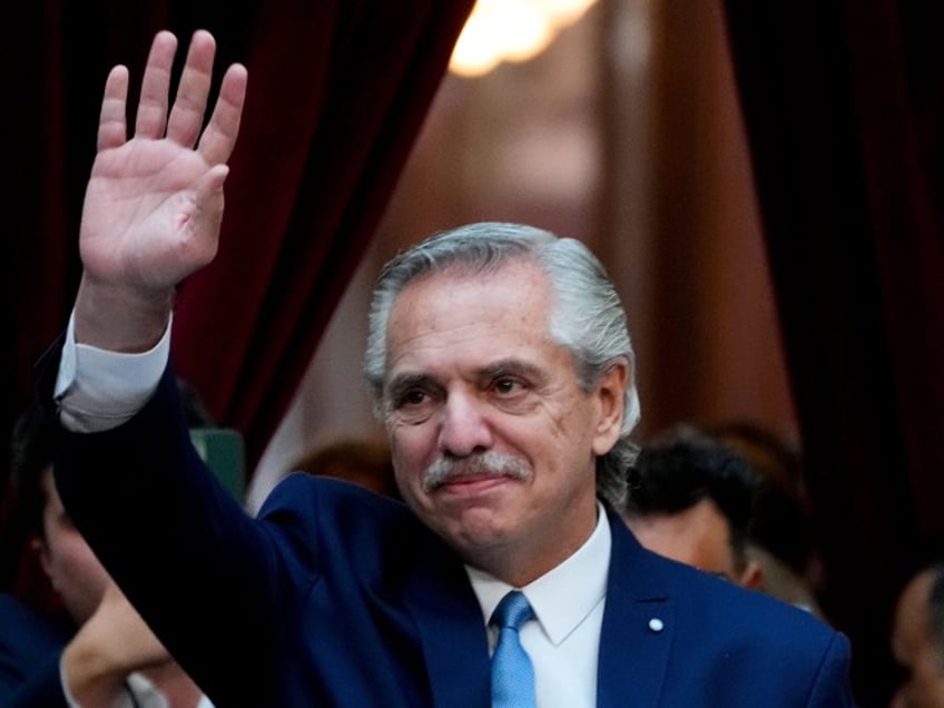 outgoing socialist president alberto fernandez will move to spain leaving argentina to deal with his mess