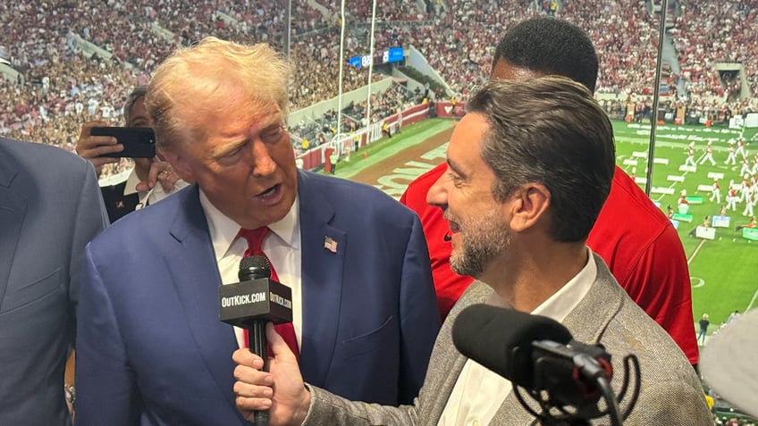 Clay Travis interviews former President Trump