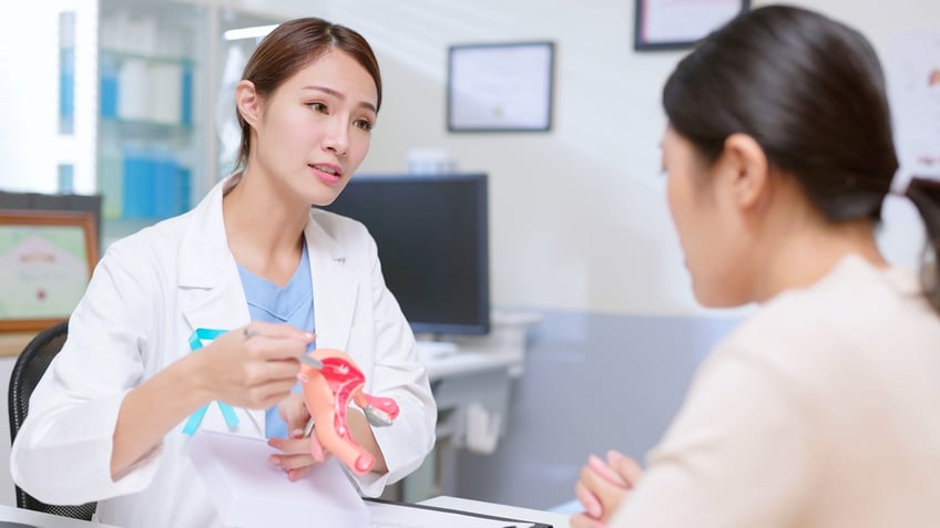 doctor with female anatomy