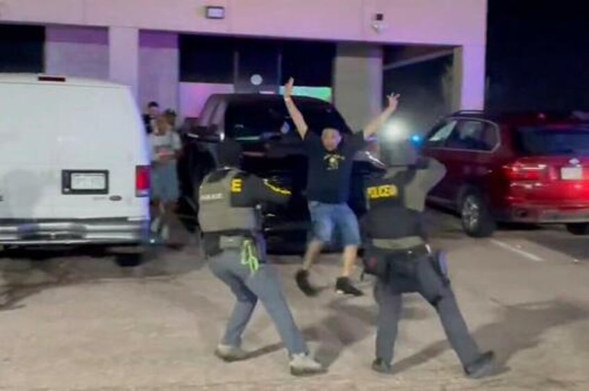 over 100 illegal aliens arrested in raid of underground nightclub