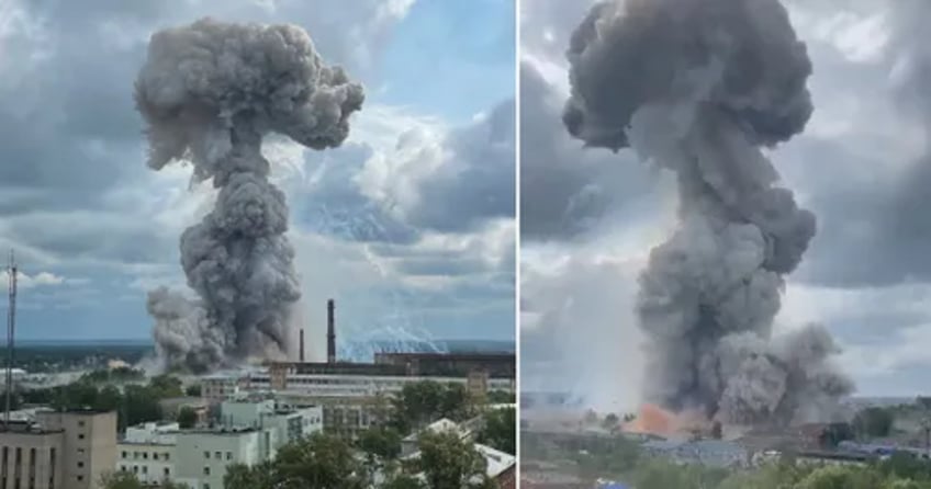 over 45 injured after massive explosion hits military optics plant near moscow