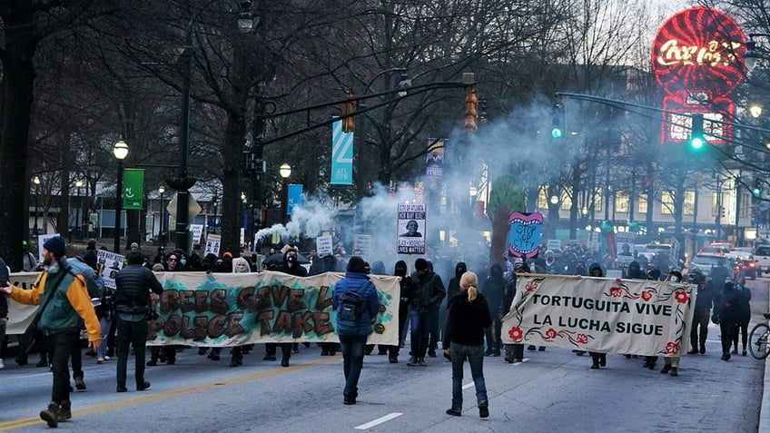 over 60 militant anarchists face rico indictment over atlanta cop city demonstrations attacks on police