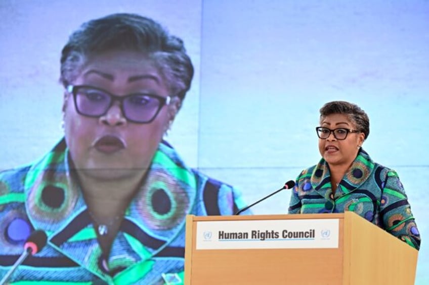 The DR Congo's Prime Minister Judith Suminwa Tuluka spoke at the UN Human Rights Council i