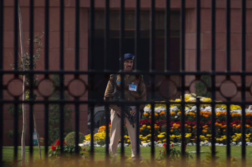 over a hundred opposition lawmakers suspended for disrupting indian parliament