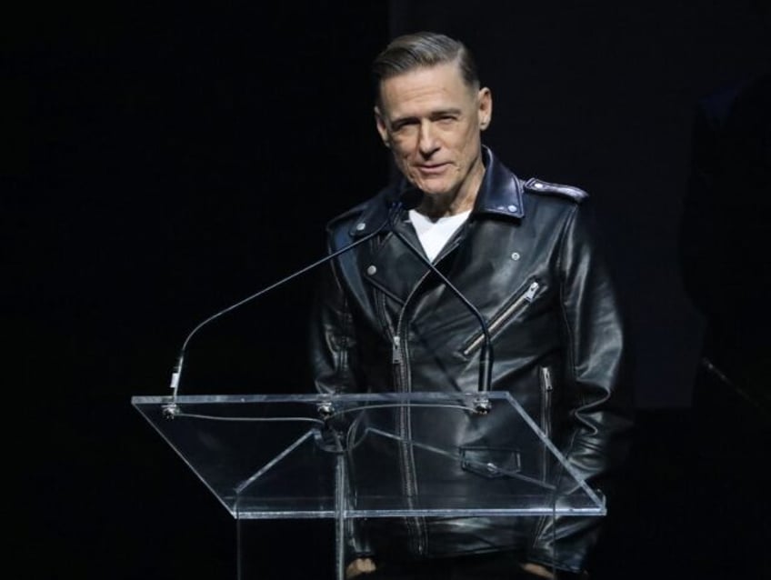 Bryan Adams speaks at the 2022 Canadian Songwriters Hall Of Fame Gala at Massey Hall in Se