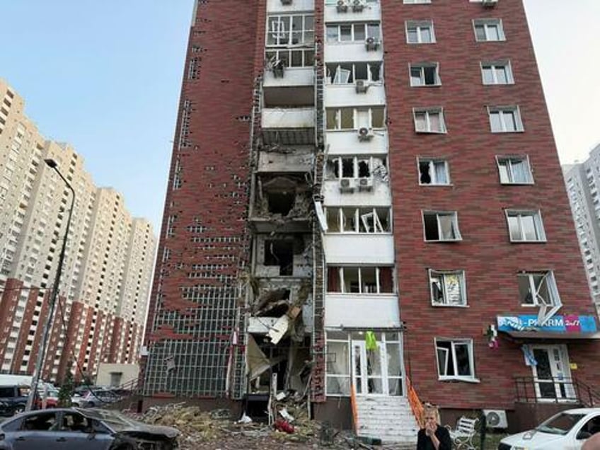 overnight russian strikes on ukraines capital lasted 5 hours hit seven districts