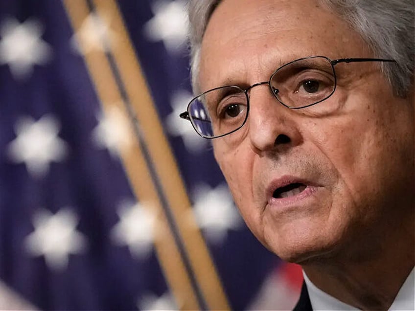 WASHINGTON, DC - AUGUST 11: U.S. Attorney General Merrick Garland delivers a statement at