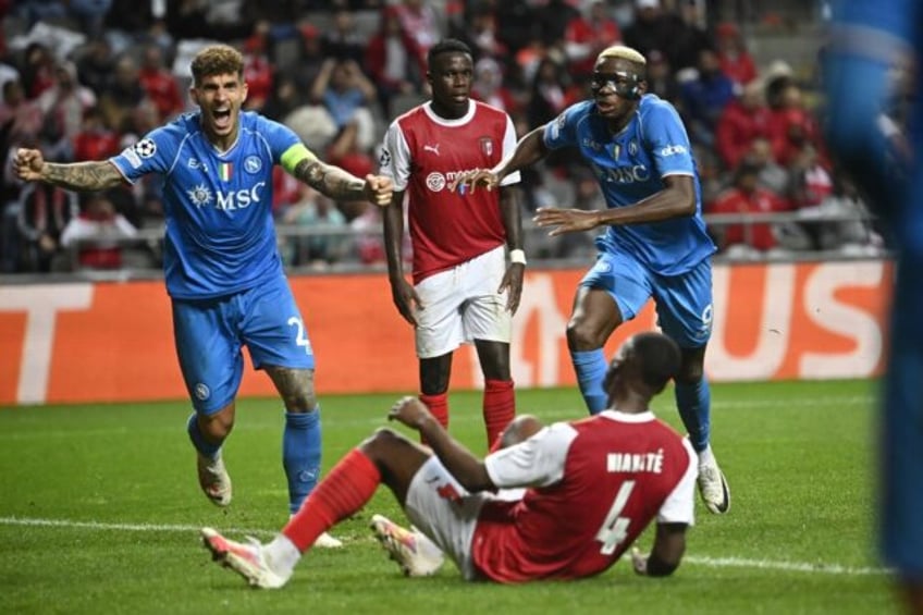 own goal hands napoli late champions league win at braga