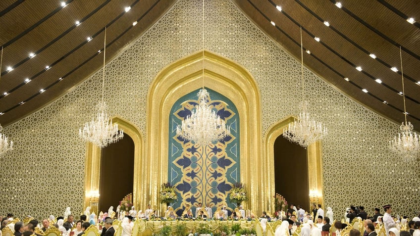 The inside of Istana Nurul Iman Palace