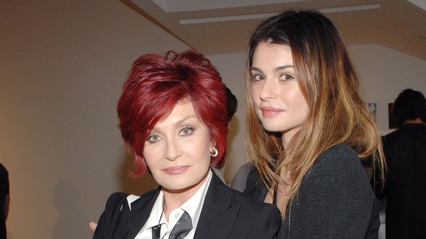 Aimee Osbourne with mom Sharon