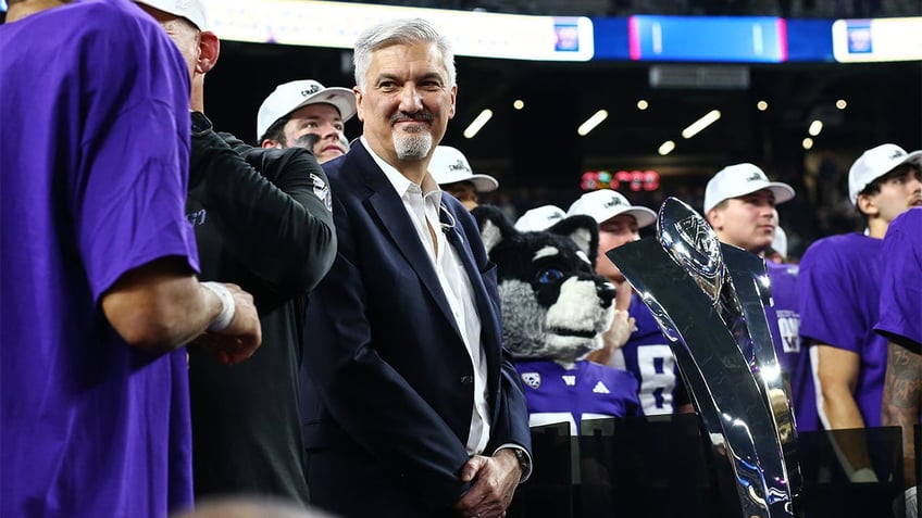 George Kliavkoff at the Pac-12 Championship Game