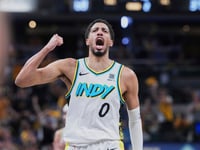Pacers build 41-point halftime lead and rout Cavaliers 129-109 for a 3-1 series lead
