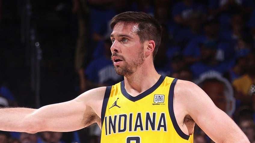 T.J. McConnell on court