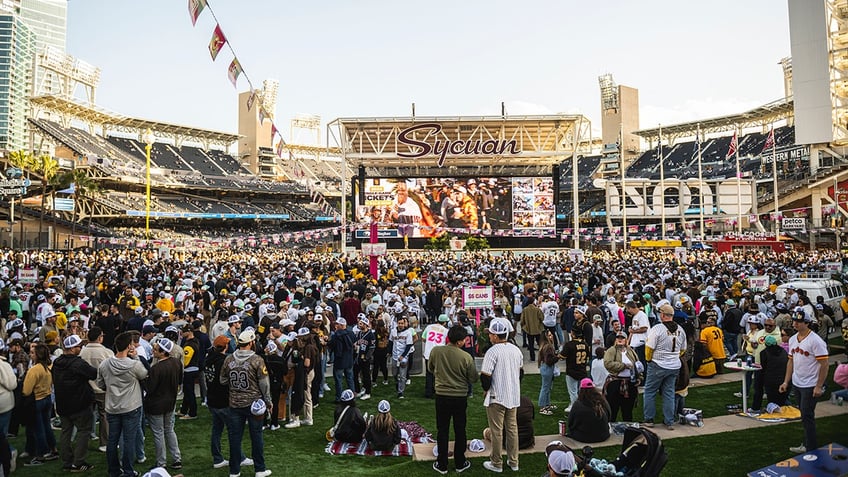 Fans at PETCO Park