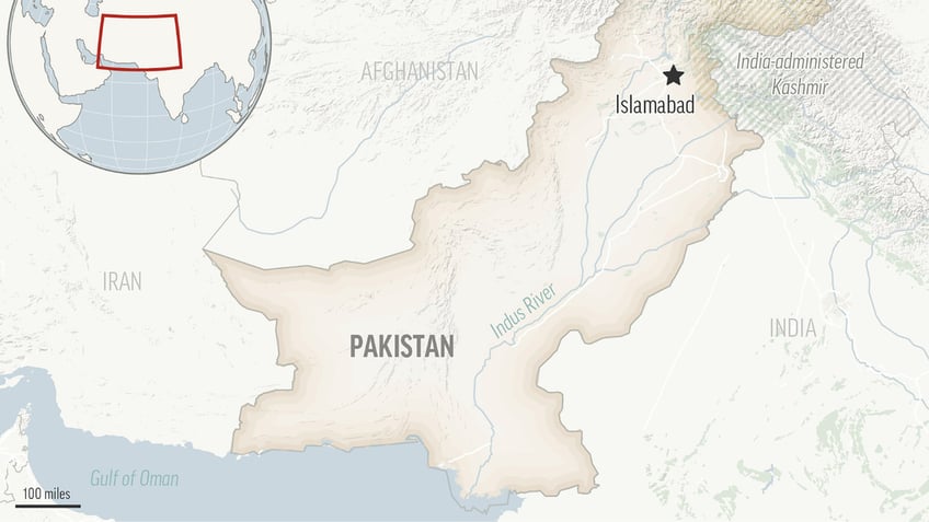 Pakistan map