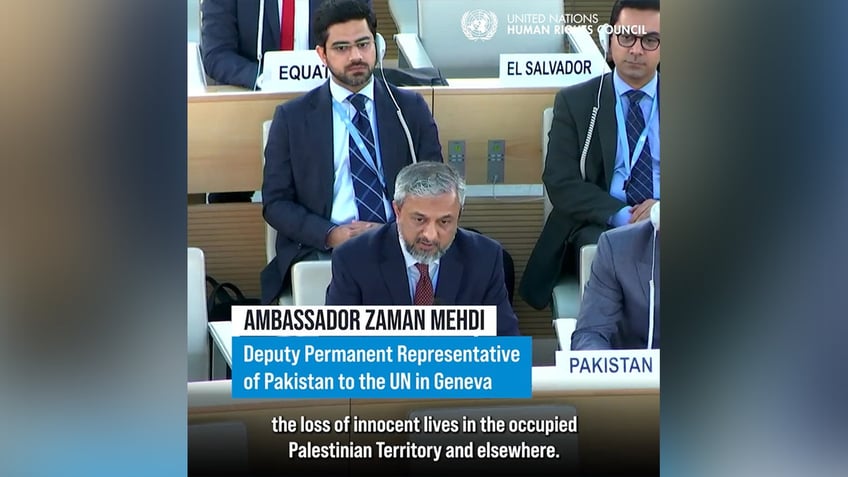 pakistans un human rights council member fails to honor israelis murdered by hamas in moment of silence