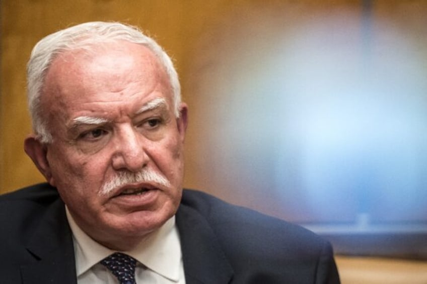 Palestinian foreign minister Riyad al-Maliki is in Geneva to attend the UN Human Rights Co