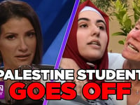 Palestinian Student GOES NUTS At Her Jewish Dean's Home