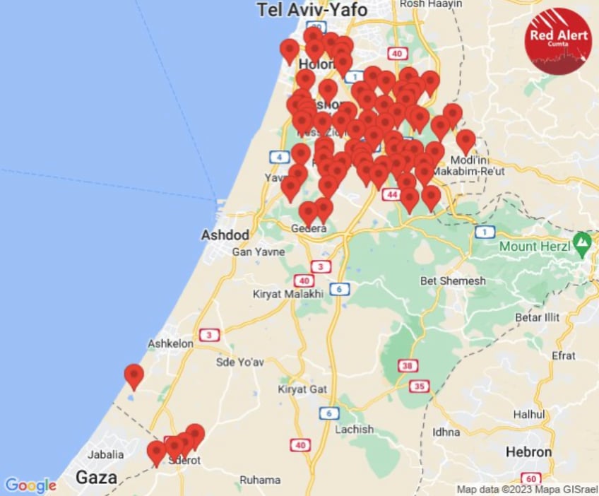 palestinian terrorists ring in new year 2024 with rocket barrage at israeli cities