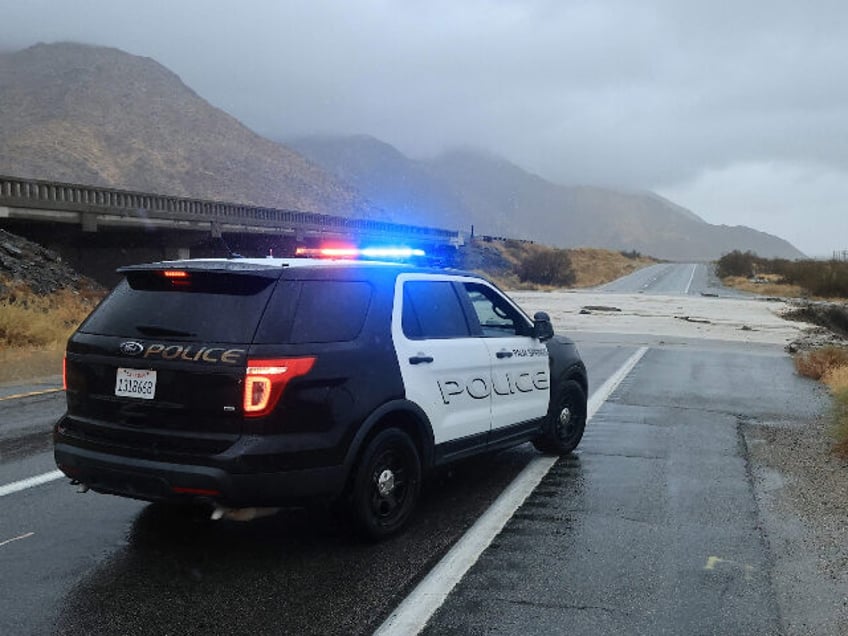 palm springs train derailed due to tropical storm hilary