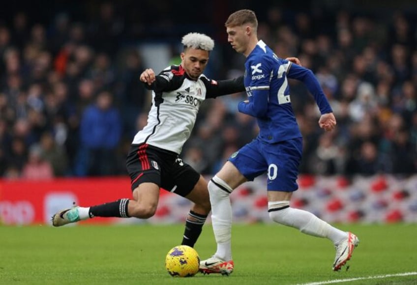 Chelsea's Cole Palmer (R) scored the winner against Fulham