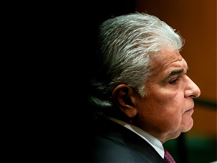 Jose Raul Mulino, Panama's president, during the United Nations General Assembly (UNGA) in