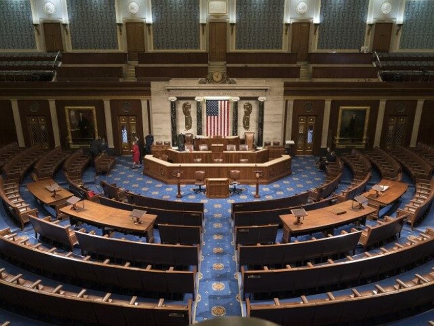 In this file photo from Jan. 3, 2019, the House of Representatives chamber is seen on the