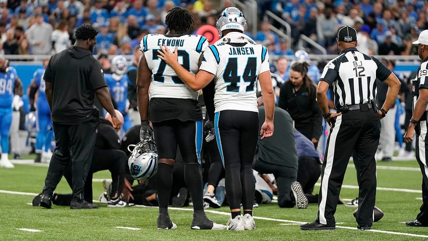 panthers chandler zavala hospitalized after suffering scary neck injury vs lions