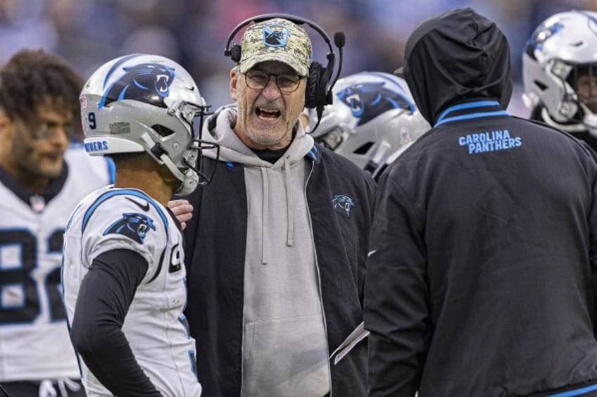 panthers fire frank reich in his first season with team off to nfl worst 1 10 record