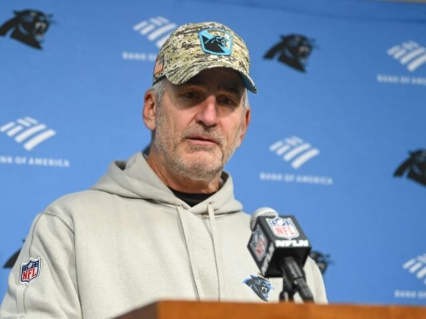 panthers fire frank reich in his first season with team off to nfl worst 1 10 record