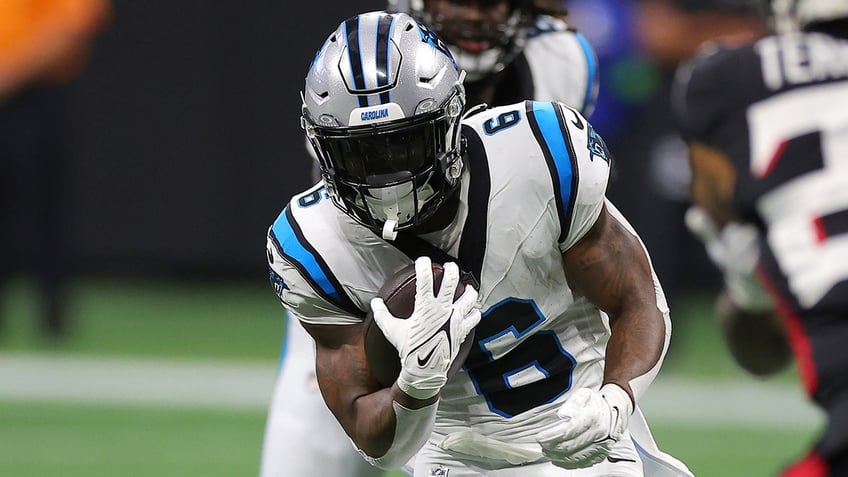 panthers miles sanders gives out of this world take on alien life