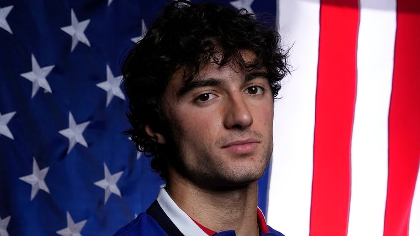 Ezra Frech at the USA media day