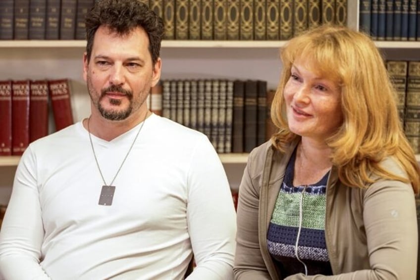 Evguenia and Mikhail Kozlov flew from their Russian home to Israel to see their son Andrey