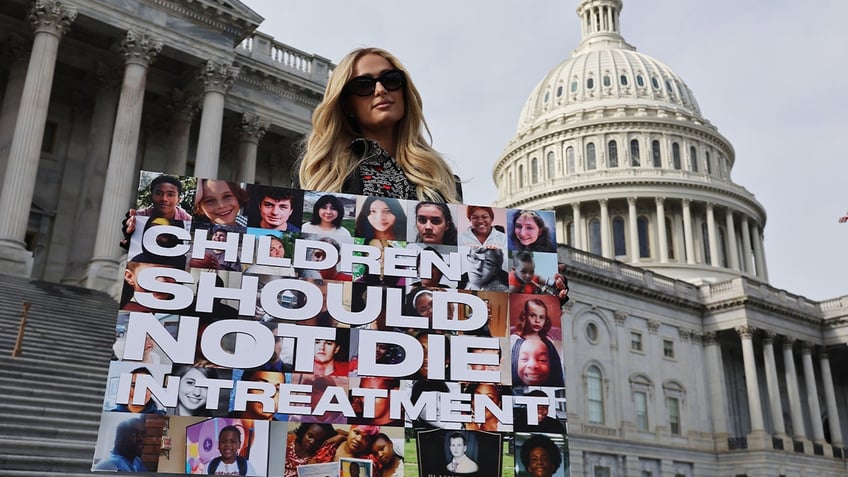 Paris Hilton on Capitol Hill