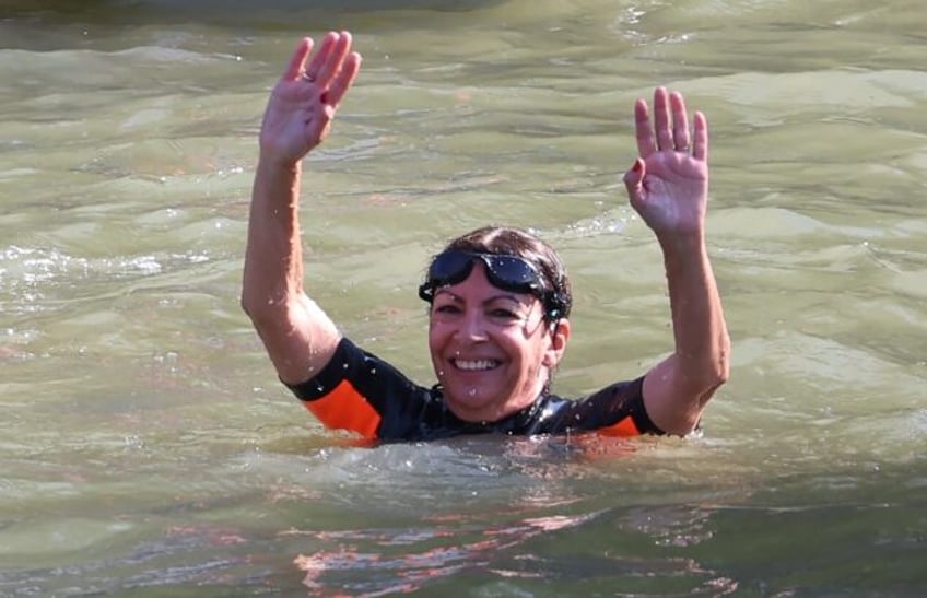 Paris Mayor Anne Hidalgo took a dip in the Seine to prove that a 1.4-billion-euro clean-up