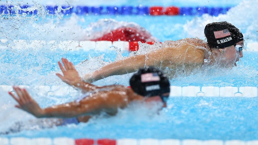 Gretchen Walsh swims butterfly